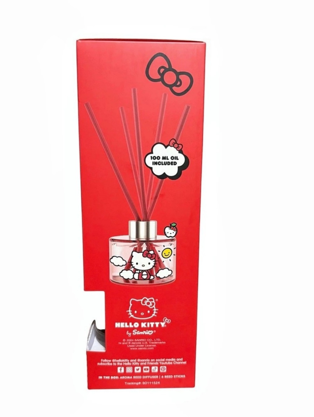 Hello Kitty Aroma Reed Diffuser Red NWT - Picture 3 of 3